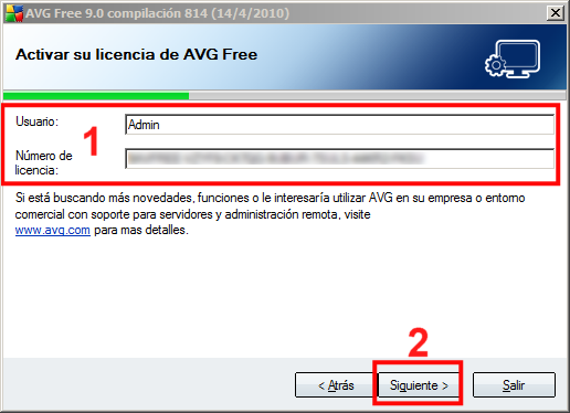 Instalación AVG 07
