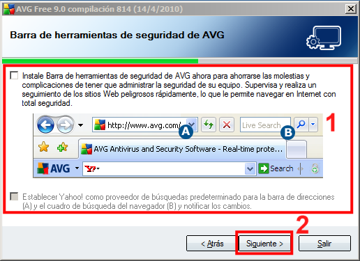 Instalación AVG 09