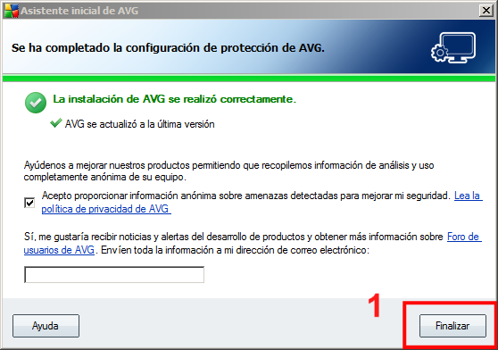 Instalación AVG 11